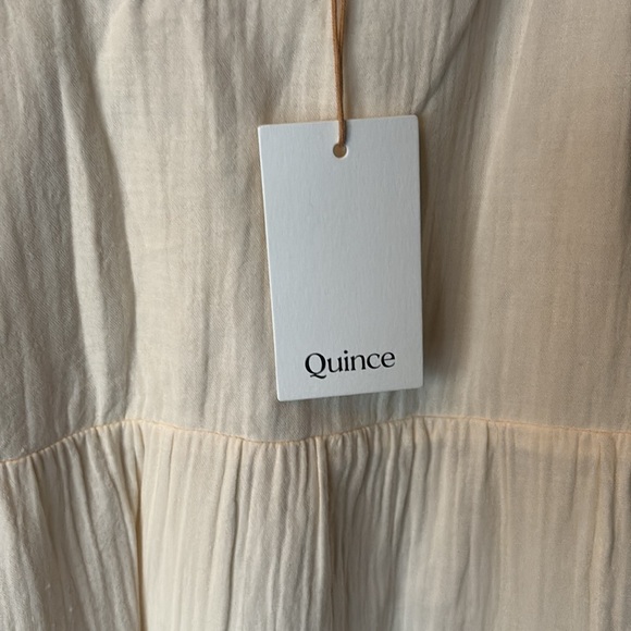 Quince 100% Organic Cotton Gauze Tiered Maxi Dress - Picture 7 of 8